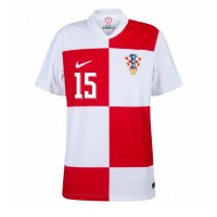 Maglia Calcio Croazia Mario Pasalic #15 Prima Divisa Europei 2024 Manica Corta